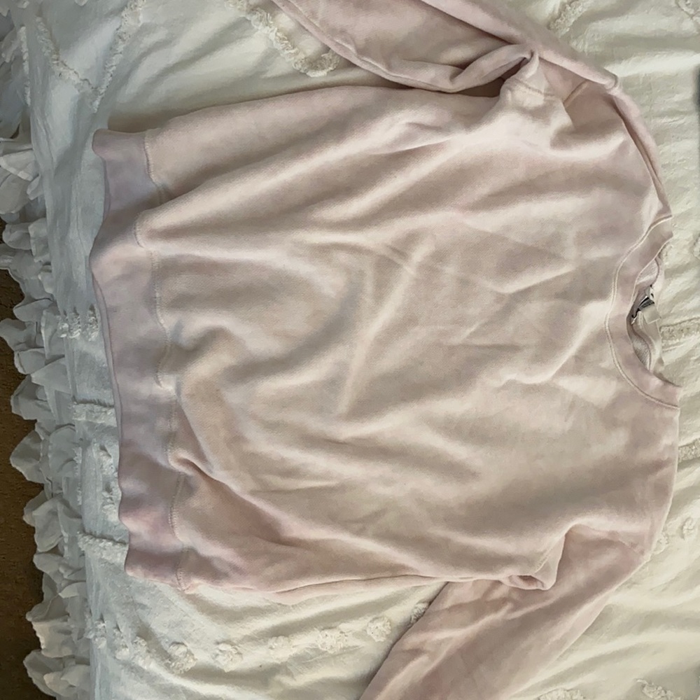 American Eagle pink tye die sweatshirt